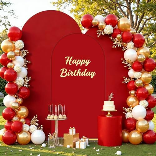 Arch Covers Set of 3(7.2FT+6.6FT+6FT), Arch Backdrop Stand Cover - Image 3