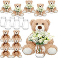 Sliner 6 Sets White Bear Baby Shower Centerpieces Gender Reveal Decorations by Sliner