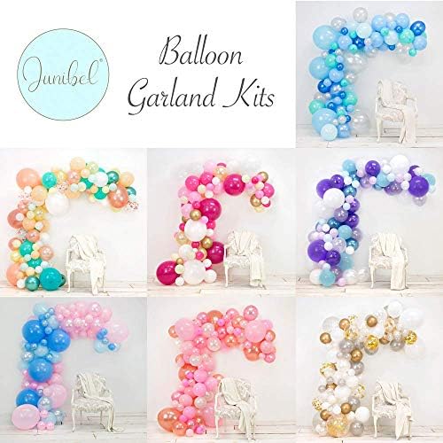 Balloon Arch & Garland Kit | Fuchsia, Pink, Chrome Gold, White & Pastel Yellow | Adhesive Dots & Decorating Strip | Holiday, Wedding, Baby Shower, Graduation, Anniversary & Party Decorations - Image 5