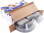 WDF 150pcs Silver Plastic Plates Disposable - Winter Wonderland Party Decorations include 50 Dinner And Salad Plates,25 Forks, 25 Knives, 25 Spoons& 10oz Plastic Cups - Image 6