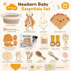 Baby Boy Gift Basket, 21-Piece Newborn Boy Shower Gift, Bath & Grooming - Image 3