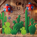 7 Pcs Large Cactus Yard Stakes Signs Plastic Jointed Cactus Cardboard Cutout Summer Party Decorations Green Plant Decor for Tropical Cacti Birthday Party Favors Photo Prop Wild Western Garden by Unknown
