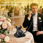Audio Guest Book Wedding Phone Vintage Voice Message Recorder Telephone - Image 4
