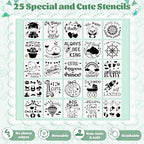 201 Pcs Baby Shower Set Baby Shower Game Sign Baby Bib Bodysuit White Baby Bib Newborn Bodysuit Baby Shower White Decorating Kit(Woodland Animal) - Image 6