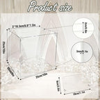 Clear Acrylic Card Box with Slot, Large Blank DIY Card Box for Cards, Envelopes & Money, Transparent Acrylic Box for Wedding, Birthday, Graduation, Baby Shower, Party & Fundraiser - Image 2
