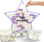 Quinceanera Sweet 16 Guest Book Alternative, Wooden Drop Heart Frame by GIFTSH0PBYHELEN