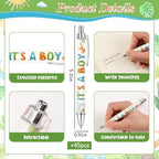 45 Pcs Baby Shower Ballpoint Pens Bulk for Guests Retractable Black Ink Pens Cute Animal Baby Shower Prizes Souvenirs Gender Reveal Guest Game Prizes Party Favors Gift for Guests (Dinosaur) - Image 6