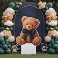 4ft Tartan Plaid Teddy Bear Cardboard Cutout Stand up Tartan Plaid Baby Shower Decorations Life Size Teddy Bear Photo Booth Prop Bears Backdrop Standee for Birthday Gender Reveal Nursery by Unknown