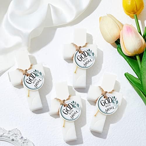 50 Pcs Cross Soap Baptism Favors for Baby Shower - Image 4