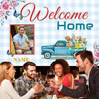 Custom Welcome Home Banner Decoration,Car Theme Welcome Back Home Yard Sign for Outdoor Decor, Military Homecoming Deployment Returning Party Supplies(5x7.5ft) - Image 6