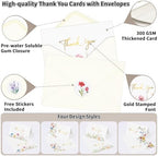 600 PCS Wildflower Thank You Cards with Envelopes and Stickers, 4 x 6 Inchy - Image 3
