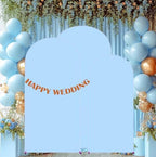 HAINARverS Set of 3 Stretchy Arch Backdrop Covers, Baby Blue, 6/6.6/7.2FT - Image 7