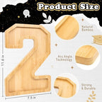 4PCS Wooden Graduation Decorations Number Charcuterie Board Box-(with 14 Balloons) 2026 Charcuterie Numbers Fillable Food Graduation Party Supplies - Image 4
