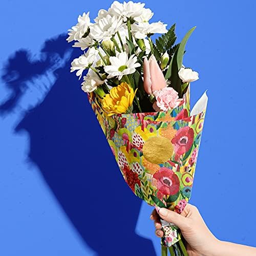 Jillson Roberts Printed Floral Gift Tissue 20" x 30", Collage (240 Sheets) - Image 5