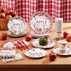 200 Pcs/25 Set The Apple of Our Eye Baby Shower Party Decoration - Image 3