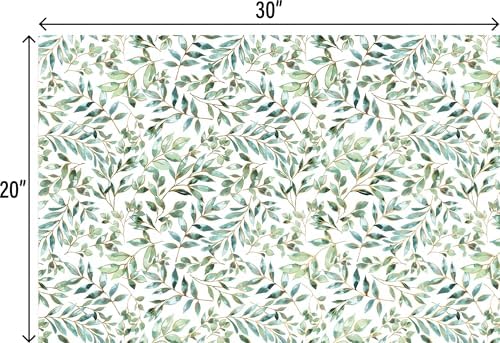 Jillson & Roberts 20" x 30" Printed Gift Tissue, Elegant Leaves (24 Folded Sheets) - Image 3