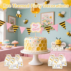50Pcs Bee Baby Shower Bottle Opener Favors for Guests Cute Magnetic Handheld Bottle Openers with Organza Bags and Thank You Cards, for Gender Reveal Theme Party Decorations Rerurn Gift Souvenirs（Bee） - Image 5