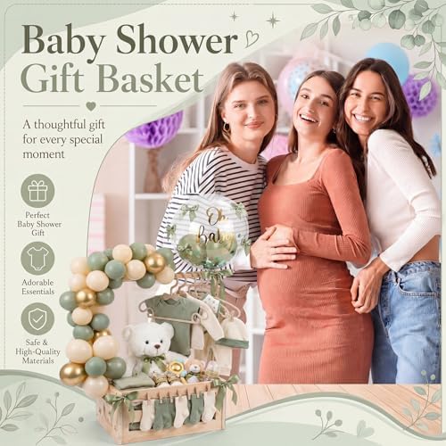 Wooden Baby Shower Crate Closet with Hanger and Rack - Image 6