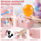 4-in-1 Electric Balloon Pump for All Balloons,Portable Dual Nozzle 600W Air Pump for Balloons,High Power Balloon Blower for Latex Foil 260q Mylar Balloon,Inflation Pool Float and Sports Balls - Image 7