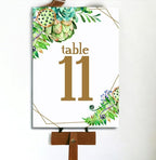 Succulent Design Table Number Cards Double Sided Party Table Numbers for Reception Baby Shower Anniversary Birthday Bridal Party 5x7 100 Pcs - Image 2