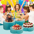 4 Pcs Foldable Buffet Risers - Cake Display Stand - Image 6