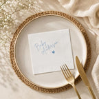 Personalized Baby Shower Napkins, Luncheon or Dinner Napkins, Custom Name Party Decor, Gifts Decorations for Baby Boy Girl, Gender Reveal Party Supplies #1 - Image 2
