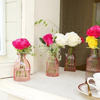 Pink Glass Bud Vases in Bulk 24 Pink Vase Small Vases for Decor - Image 7