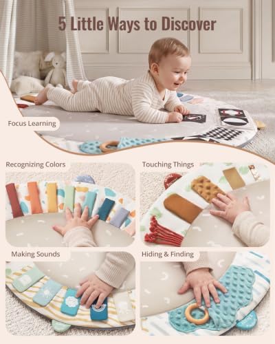 Blissful Diary Baby Play Gym, 5 Development Zones Activity Tummy Time Mat - Image 5