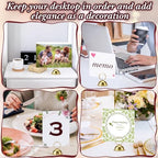 MorningRo 24 Pcs Table Number Stands, Metal Place Card Holders, Gold - Image 6