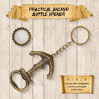 50 Pcs Retro Anchor Bottle Opener Wedding Favors for Guest(Retro Anchor) - Image 3