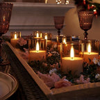 12Pack Flameless LED Candles with Timer, Battery Operated, Gold, 2"x3" - Image 6