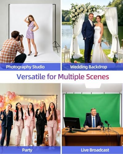 Backdrop Stand 10 x 8 Ft (WxH), 7 Widths Adjustable Background Stand - Image 5