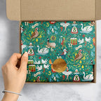 Jillson & Roberts 20" x 30" Printed Christmas Gift Tissue, 12 Days (48 Folded Sheets) - Image 4