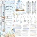 145 Pieces Under the Sea Baby Shower Favors for Guest Ocean Animal Ballpoint Pens and Keychains Gifts Bulk Retractable Baby Shower Pens Gender Reveal Greeting Cards Souvenirs Prizes Party Supplies by EYNDYN
