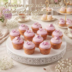 Wenqik 20 Inch Cake Stand Round Metal Cupcake - Image 5