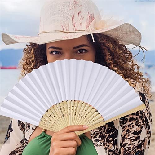 HGKdtRY Handheld Fan Foldable 50 / 30pcs Personalized Baby Shower Foldable Paper Fan Portable Party Wedding Supplies Hand Fan Gift Decoration Wedding Fans(50pcs,Personalized) - Image 6