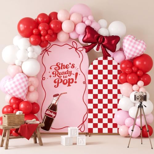 112 Pcs Ready to Pop Arch Backdrops Cover Set by Unknown