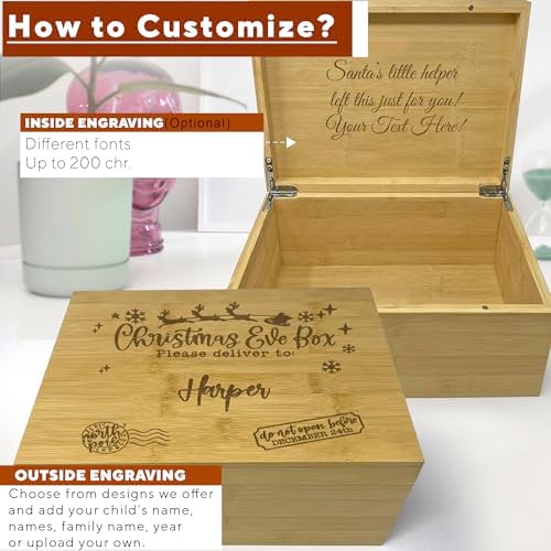 Custom Christmas Eve Box North Pole Delivery Box Xmas Gift Boxes for Gifts - Image 4