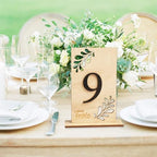 Wedding Table Numbers 1-20 Wooden Table Numbers for Wedding Reception - Image 3