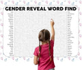 Gender Reveal Word Find, Baby Shower Giant Crossword Poster Puzzle, Large Gathering Activity, Minimalist Wall Decor, Multiple Sizes (42 x 56 inches) by Handmade