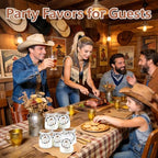 24Pcs Baby Shower Candle Cowboy Party Favors Lavender Scented Glass Jars Wax Candle Bulk with Thank You Cards Organza Bags for Guests Boy Girl Birthday Gender Reveal Gift Souvenirs (Cowboy, 24) - Image 7