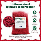 40LB Red Crinkle Paper Filler for Gift Basket, USA Made - Image 4