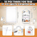 Lounsweer 25 Sets Halloween a Little Boo Is Almost Due Baby Shower Favors - Image 4