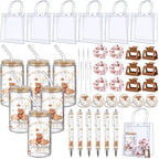 Boao 6 Set Brown Bear Baby Shower Game Prizes Gifts for Winners Guests by Boao