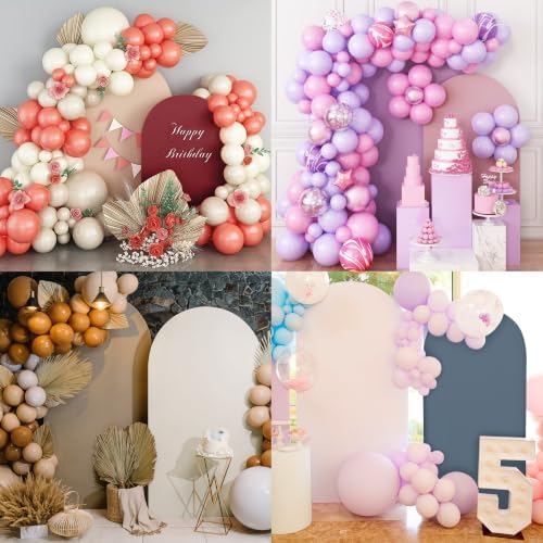 Red 7.2 6.6 ft Arch Backdrop Cover Arch Covers Arch Backdrop Cover - Image 4
