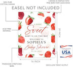 Andaz Press Personalized Berry Sweet Baby Shower Sign, 16x20 Inches, Canvas, Baby Shower Decor - Image 2