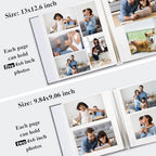 Vienrose Self Adhesive Photo Album Arch Window Scrapbook 120 Pages Blue - Image 4