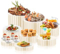 8 Pcs Buffet Risers, Table Food Risers Foldable Cake Display Stands by ZatozkarSuppliers