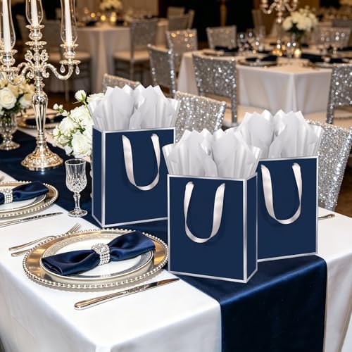 Addblu 28 Pack Bulk Luxury Gift Bags with Handles & 28 Tissue Papers - Image 5