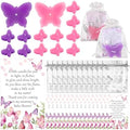 MTLEE 50 Sets Butterfly Candle Baby Shower Favors for Guests, Pink,Purple by MTLEE